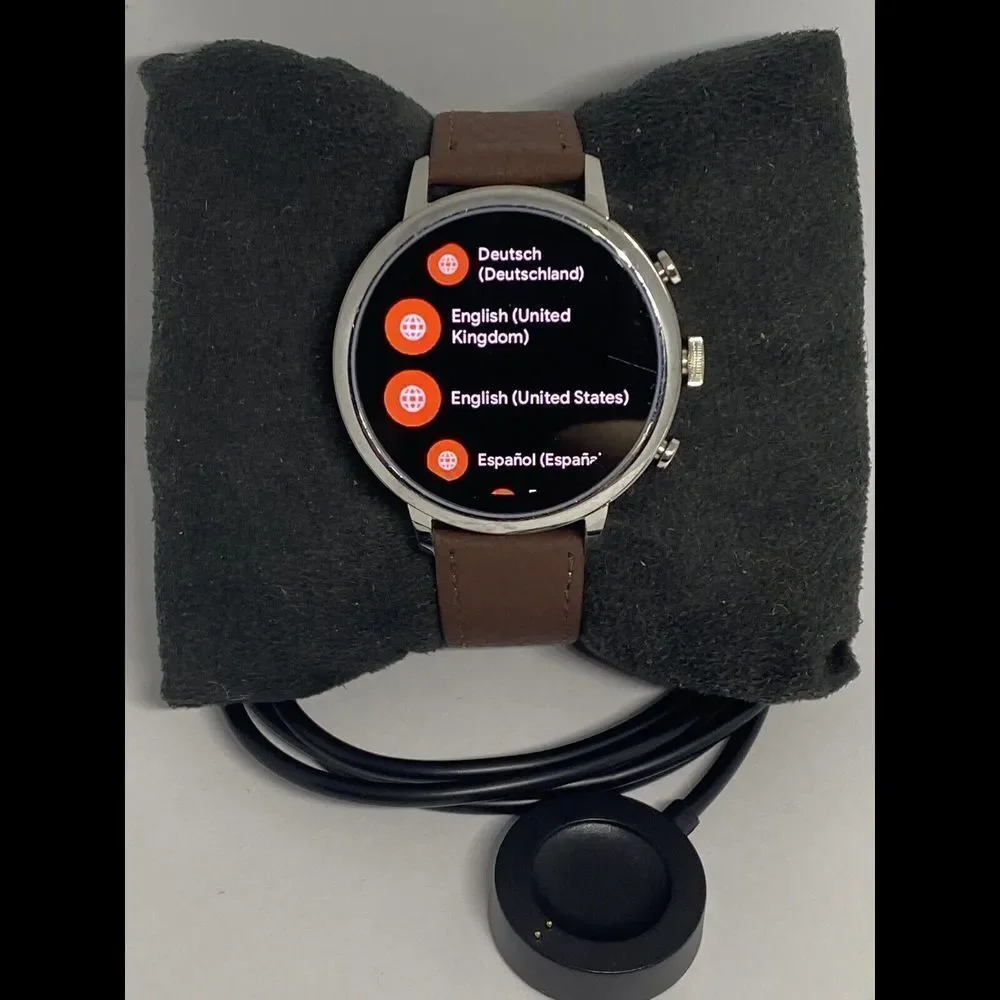 Fossil Gen 4 Authentic Digital Dial Smart Watch Custom Band FTW6014 AB519